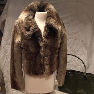 Coffeeshop Faux fur jacket